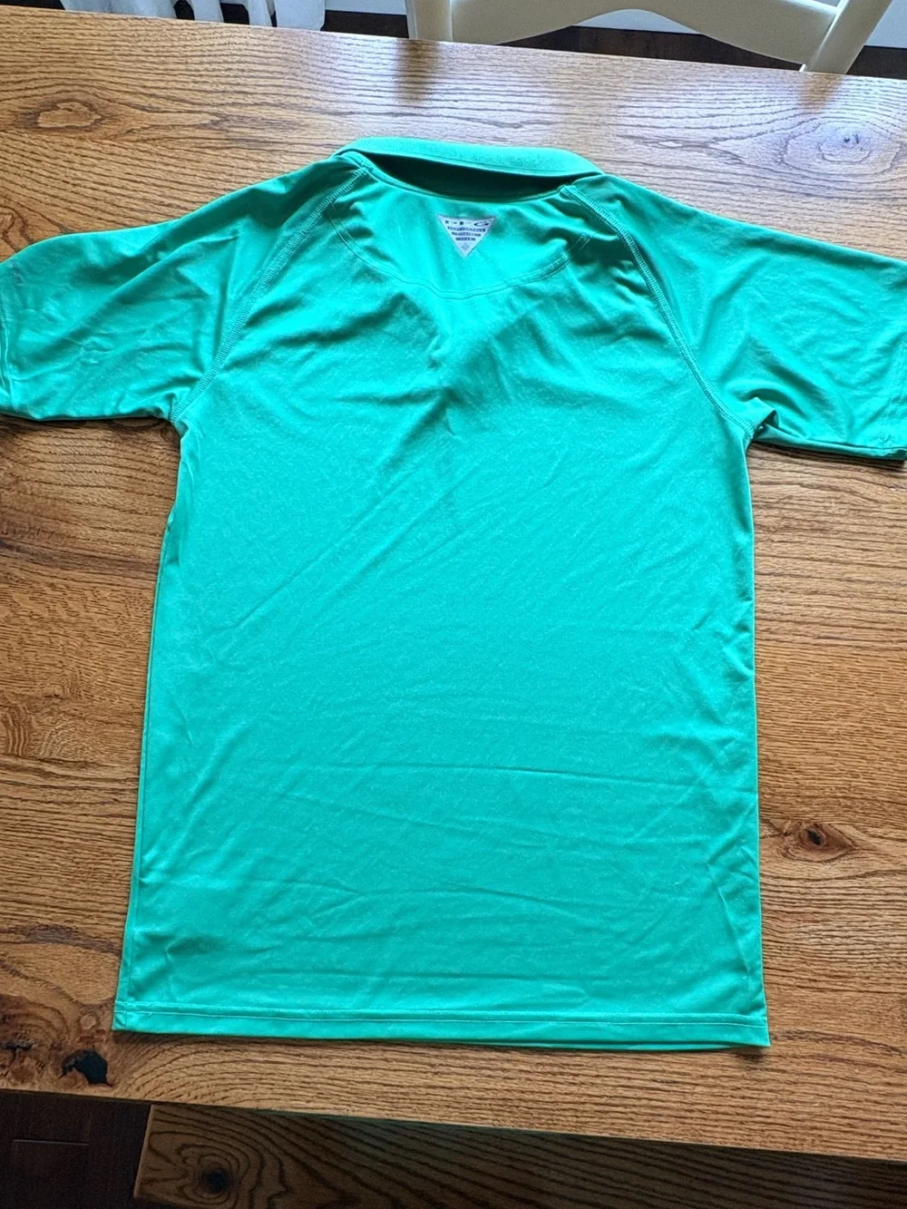 Columbia PFG Boy’s XL (18/20) Green 100% Polyester short sleeve Polo Shirt